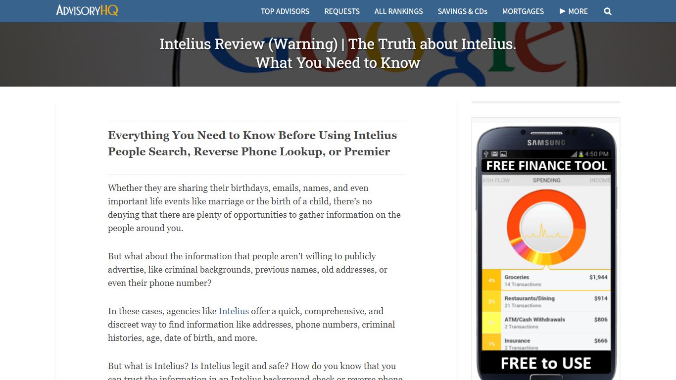 Intelius Review (Warning) | The Truth about Intelius. What You Need to ...